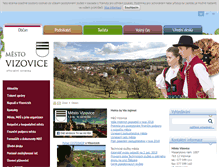 Tablet Screenshot of mestovizovice.cz